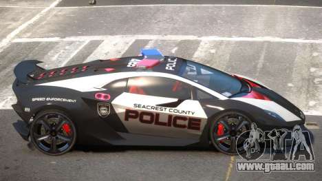 Lamborghini SE Police V1.2 for GTA 4