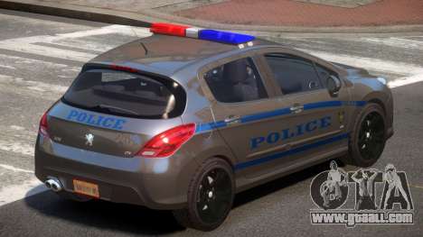 Peugeot 308 Police for GTA 4