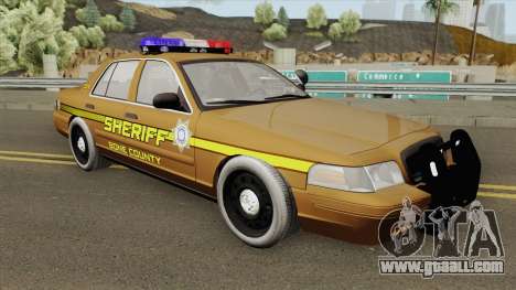 Ford Crown Victoria 2011 (Bone County Sheriff) for GTA San Andreas
