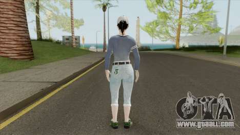 PUBG Female Skin (Varsity Jacket Outfit) for GTA San Andreas