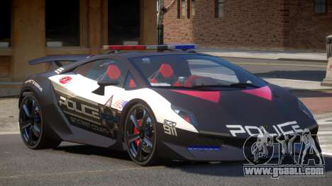 Lamborghini SE Police V1.1 for GTA 4