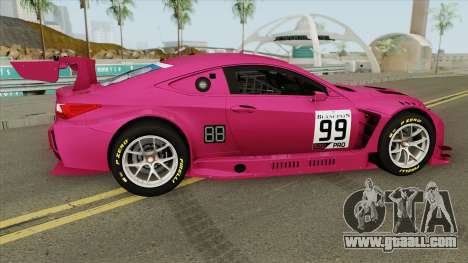 Lexus RC-F GT3 (RHA) for GTA San Andreas