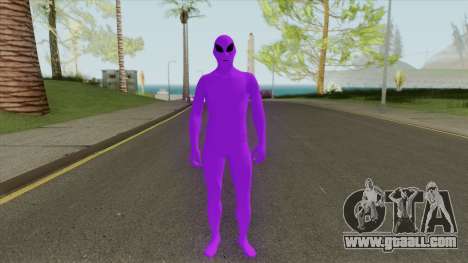 Purple Alien Bodysuit (GTA Online) for GTA San Andreas