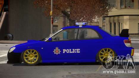 Subaru Impreza RS Police for GTA 4