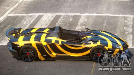 Lamborghini Aventador Spider SR PJ5 for GTA 4