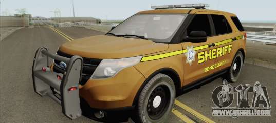 Ford Explorer 2012 (Bone County Sheriff) for GTA San Andreas