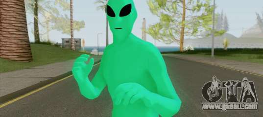 Green Alien Bodysuit (GTA Online) for GTA San Andreas