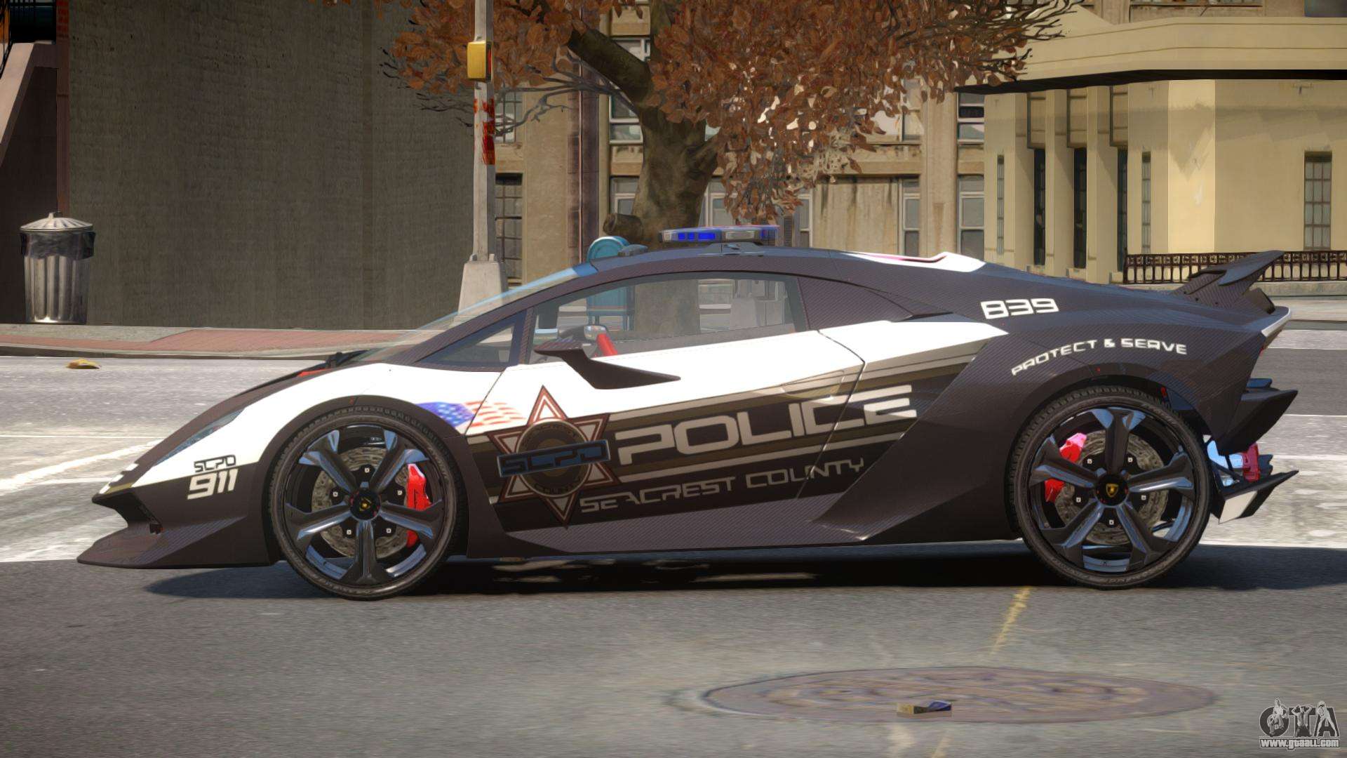 Lamborghini SE Police V1.1 for GTA 4