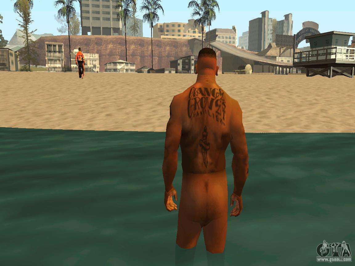 Nude CJ v2 for GTA San Andreas