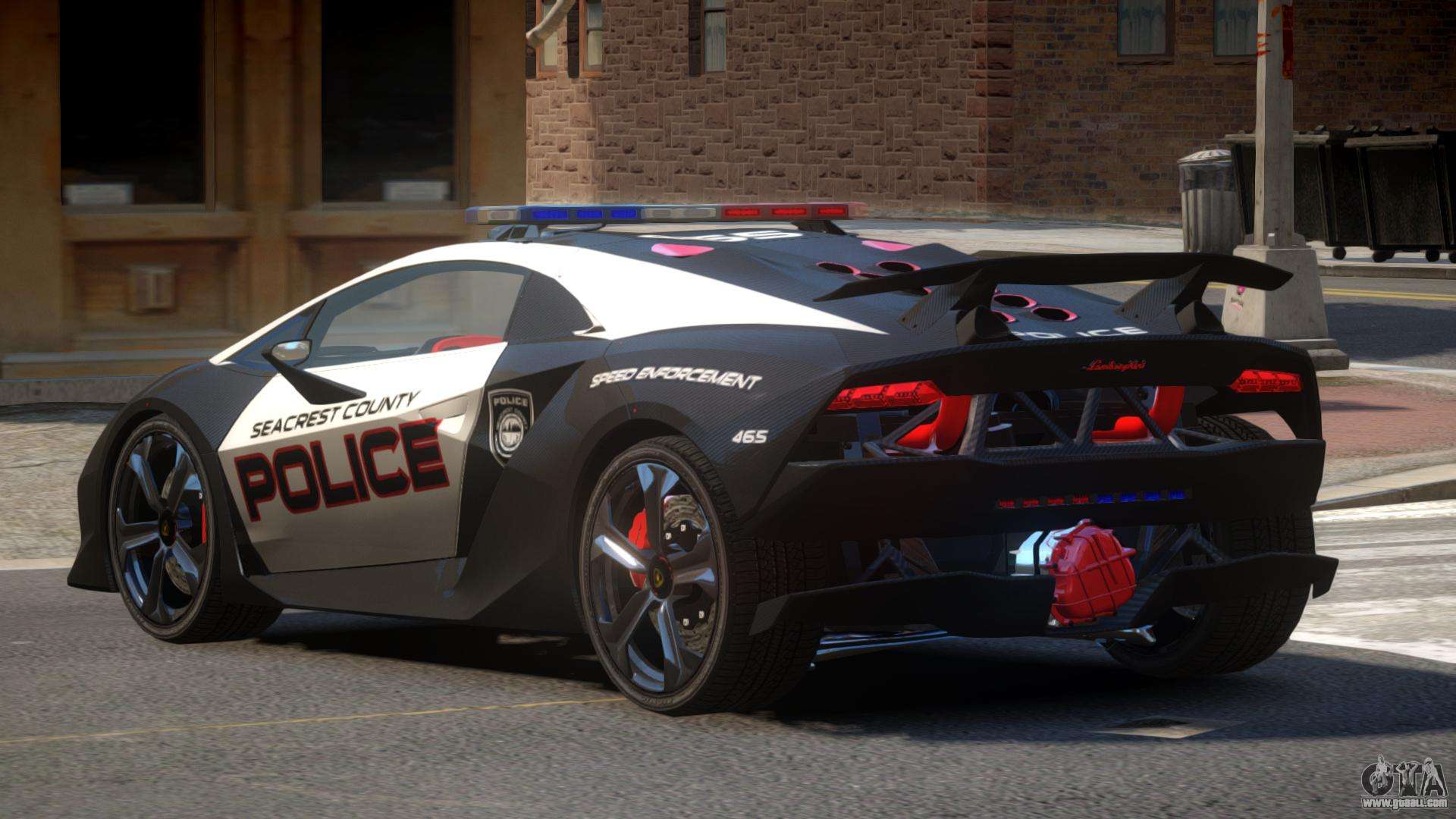 Lamborghini SE Police V1.2 for GTA 4