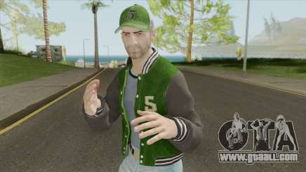 PUBG Male Skin (Varsity Jacket Outfit) for GTA San Andreas