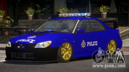 Subaru Impreza RS Police for GTA 4