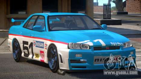 Nissan Skyline R34 D-Style PJ5 for GTA 4