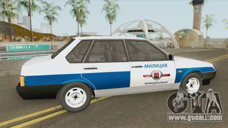 VAZ 21099 (Municipal Police) for GTA San Andreas