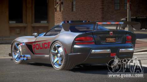 Dodge Viper SRT Police V1.1 for GTA 4
