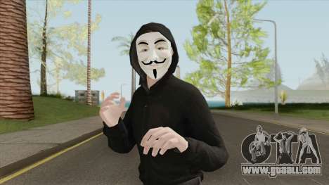 Anonymous Skin (2020) for GTA San Andreas