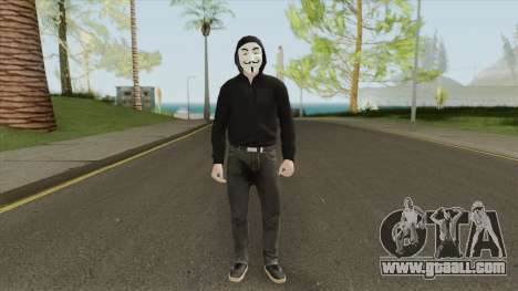 Anonymous Skin (2020) for GTA San Andreas