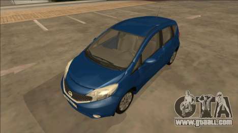 Nissan Note 2013 for GTA San Andreas