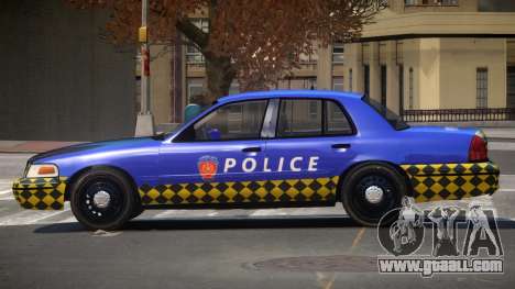 Ford Crown Victoria LT Police for GTA 4