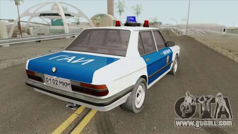 BMW 525E (E28) Police 1987 for GTA San Andreas