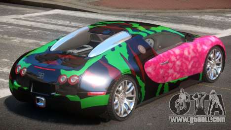 Bugatti Veyron 16.4 RT PJ5 for GTA 4