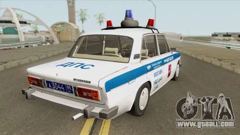 VAZ 2106 DPS (Police of Moscow) for GTA San Andreas