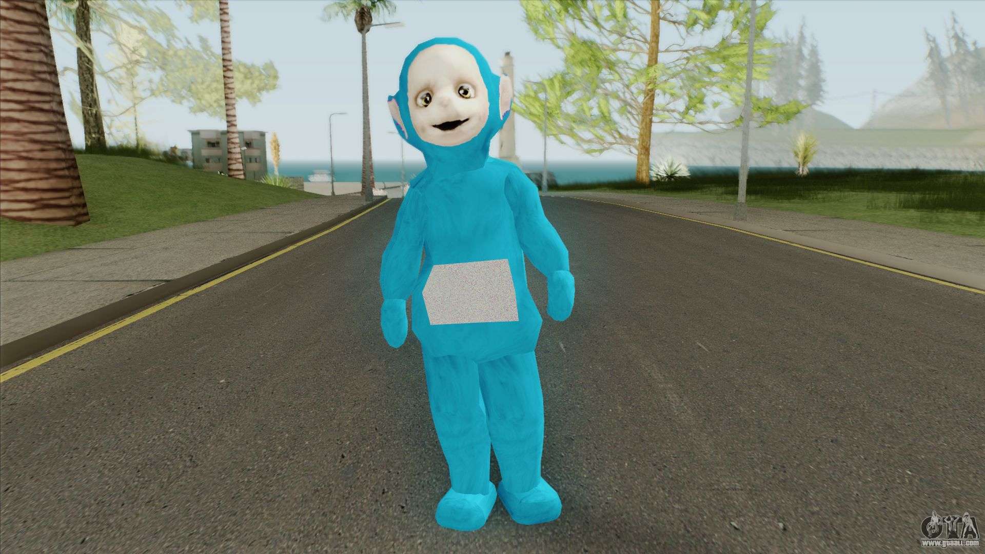 Blue Worker (Slendytubbies 3) for GTA San Andreas