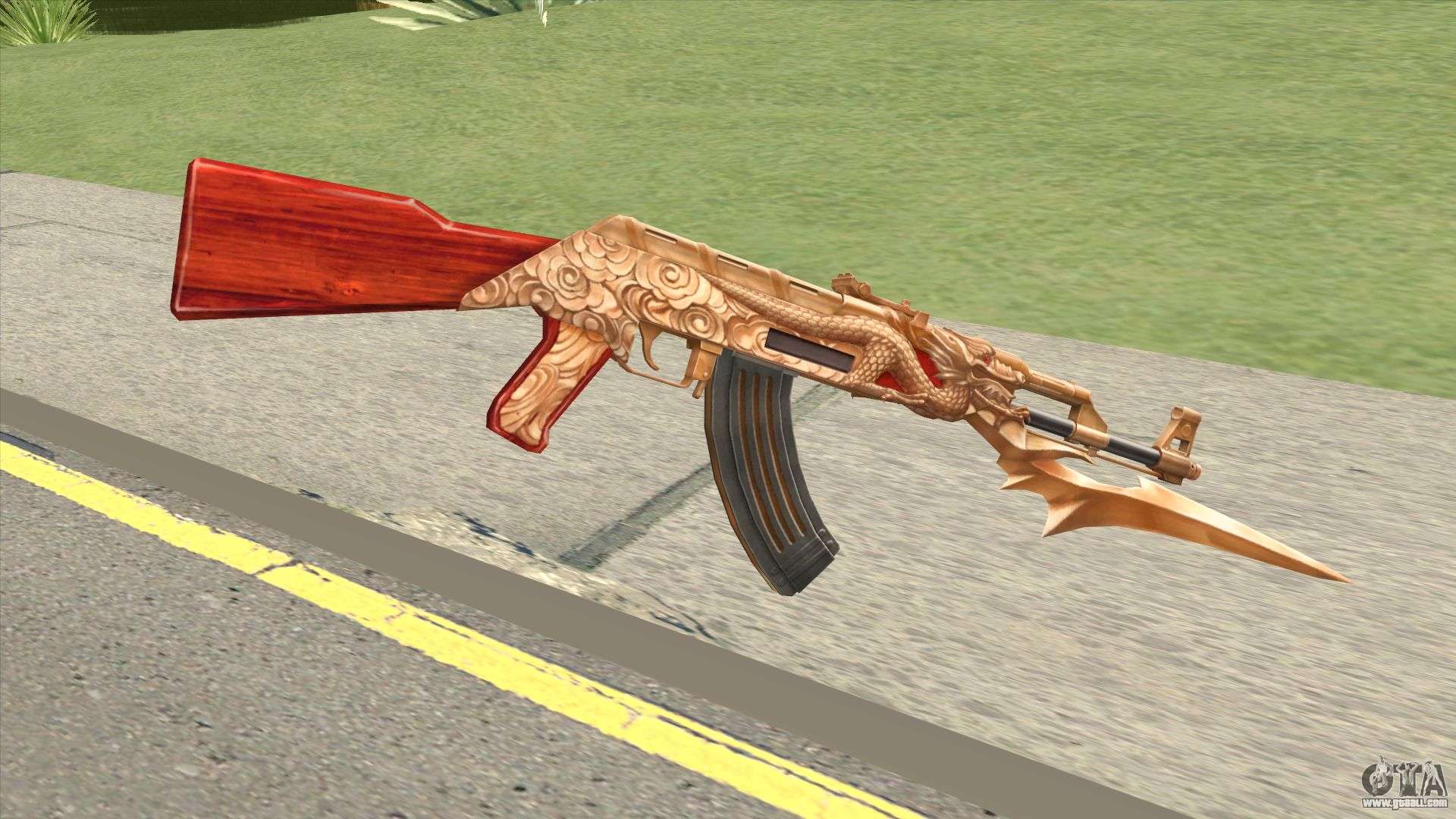 Ak47 Devil Dragon - Garena Free Fire for GTA San Andreas