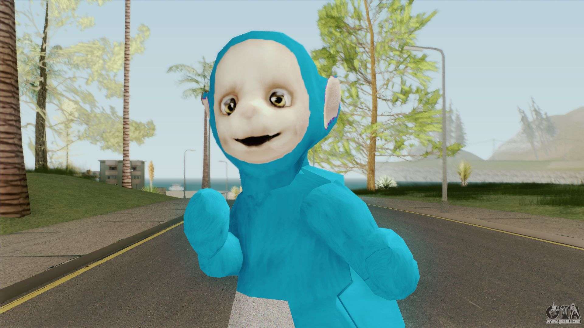 Blue Worker (Slendytubbies 3) for GTA San Andreas