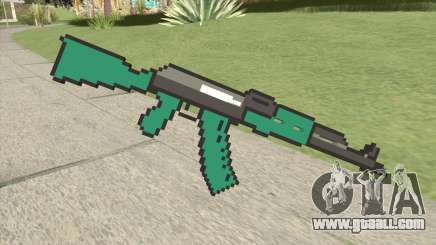 AK47 Pixels (Minecraft) for GTA San Andreas