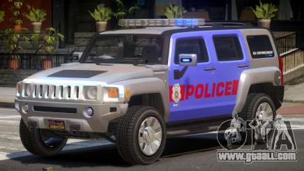 Hummer H3 Police V1.0 for GTA 4