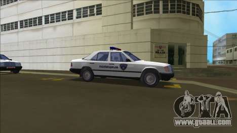 North Macedonian Police Mercedes for GTA Vice City