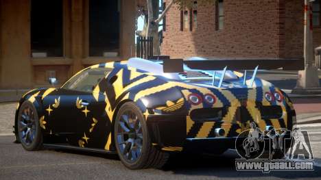 Bugatti Veyron SR 16.4 PJ3 for GTA 4