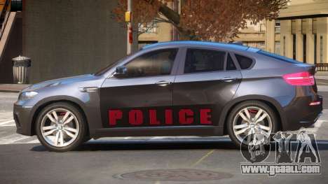BMW X6M GL Police for GTA 4