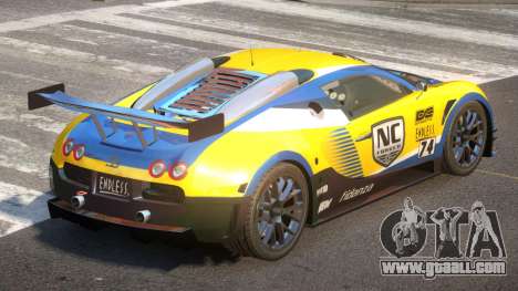 Bugatti Veyron SR 16.4 PJ2 for GTA 4