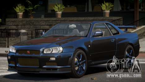 Nissan Skyline R34 GT-Style for GTA 4