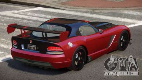 Dodge Viper SRT RG for GTA 4