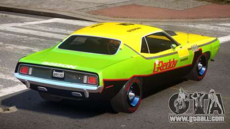 1969 Plymouth Cuda GT PJ4 for GTA 4