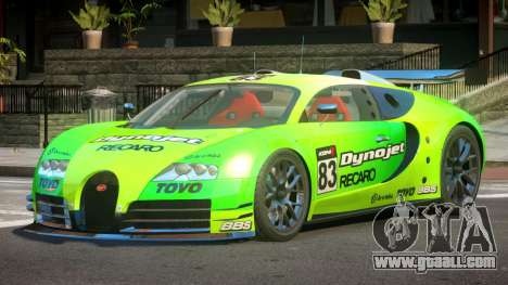 Bugatti Veyron SR 16.4 PJ4 for GTA 4