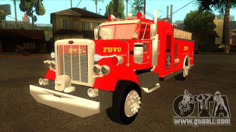 Peterbilt 379 Fire Truck for GTA San Andreas