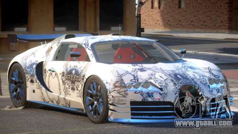 Bugatti Veyron SR 16.4 PJ5 for GTA 4
