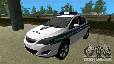 Croatian Police Opel Astra for GTA Vice City