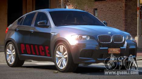 BMW X6M GL Police for GTA 4