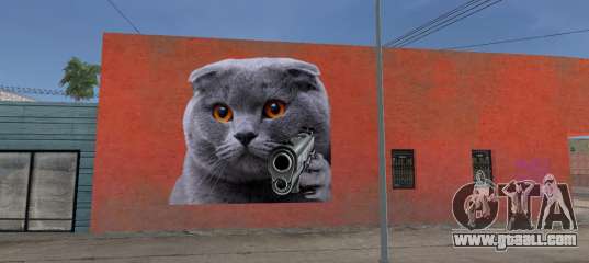 Mural del gatito kakkoí