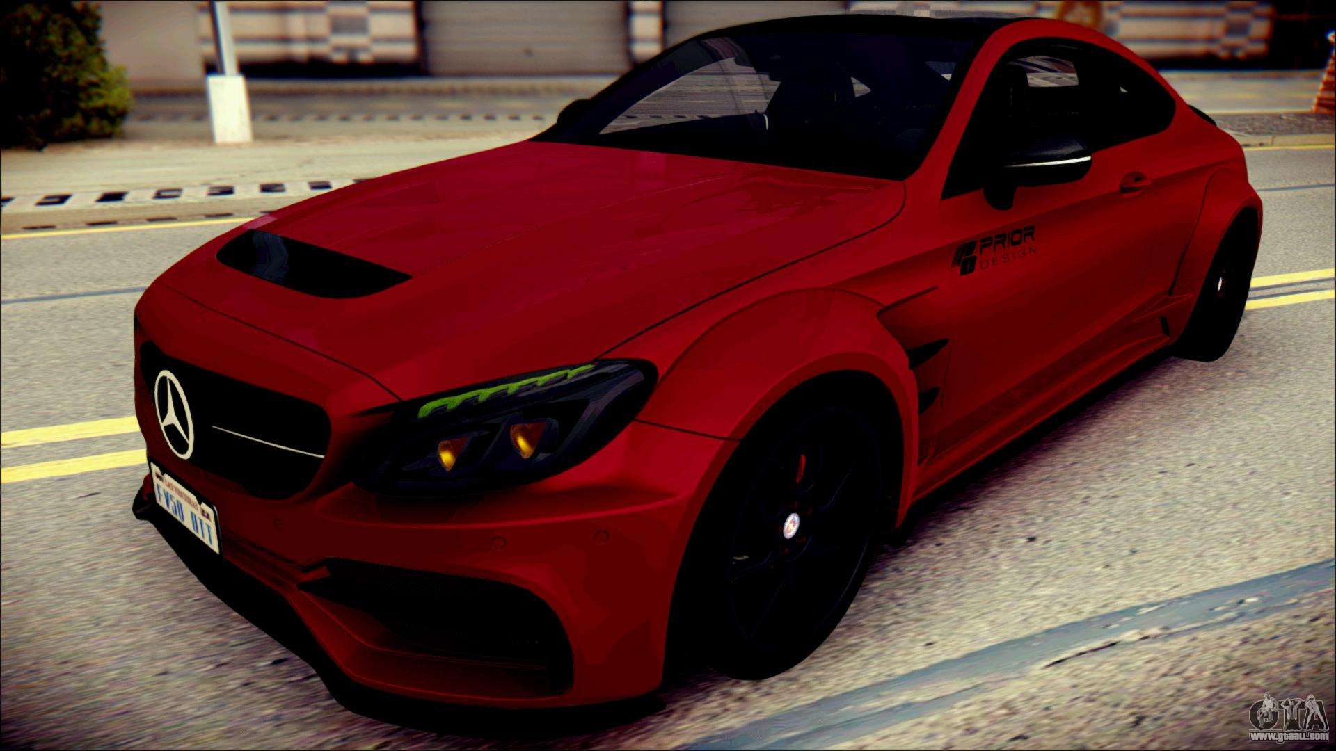 Mercedes Benz C63 Coupe Amg Prior Design For Gta San Andreas