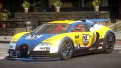 Bugatti Veyron SR 16.4 PJ2 for GTA 4