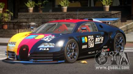 Bugatti Veyron SR 16.4 PJ6 for GTA 4