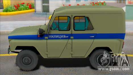 Uaz-469 Leningrad Police for GTA San Andreas