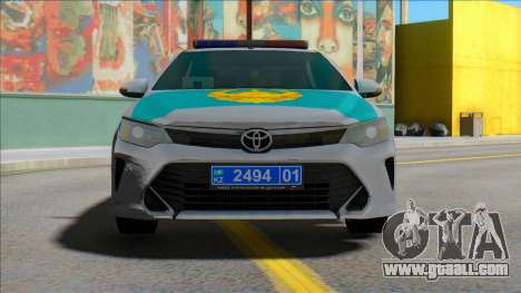 Toyota Camry 2015 Kazakhstan Police for GTA San Andreas