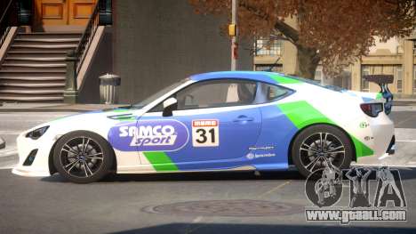 Subaru BRZ GT Sport PJ2 for GTA 4